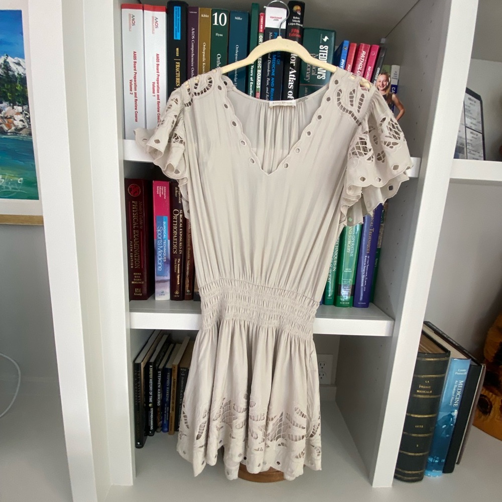 NWOT Ramy Brook cream color Rochelle dress xs